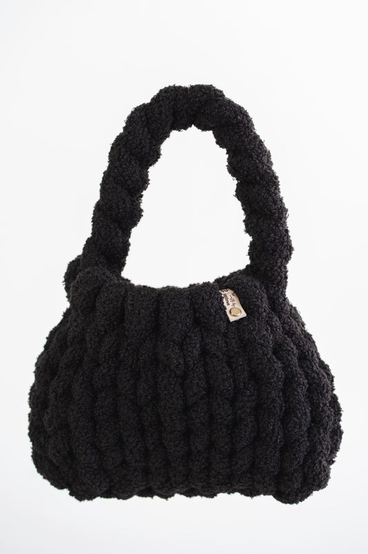 velvet handbag, chunky velvet bag, statement handbag, designer velvet bag, luxury soft bag, handmade velvet bag, unique fashion bag, trendy soft bag, machine washable handbag, elegant evening bag, soft chunky velvet handbag for everyday wear, handmade statement bag with a long handle, luxury machine washable bag for special occasions, unique velvet crossbody bag for women, fashion-forward plush bag with scarf, sponge cake bag, mini sponge cake bag