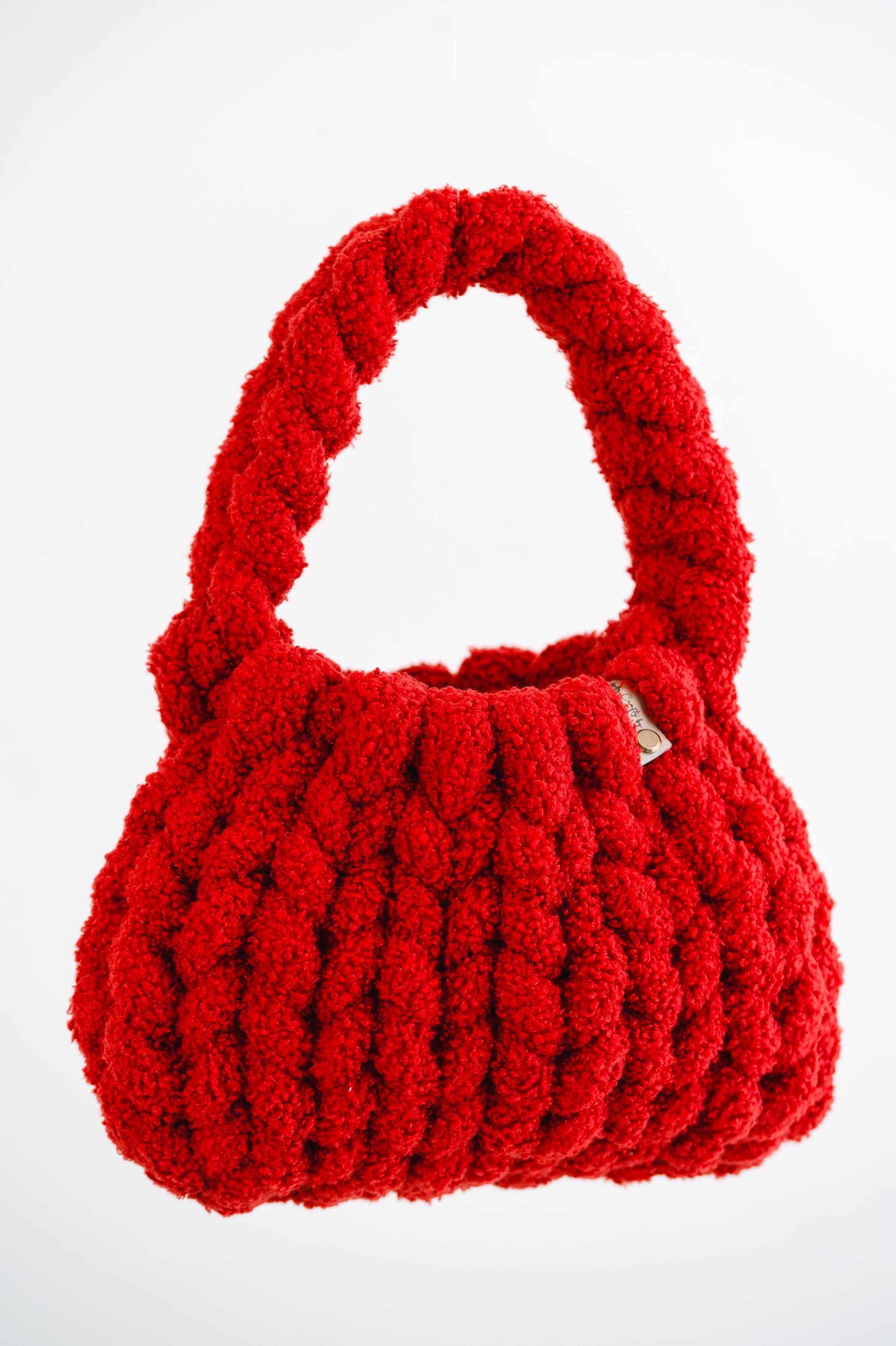 velvet handbag, chunky velvet bag, statement handbag, designer velvet bag, luxury soft bag, handmade velvet bag, unique fashion bag, trendy soft bag, machine washable handbag, elegant evening bag, soft chunky velvet handbag for everyday wear, handmade statement bag with a long handle, luxury machine washable bag for special occasions, unique velvet crossbody bag for women, fashion-forward plush bag with scarf, sponge cake bag, mini sponge cake bag