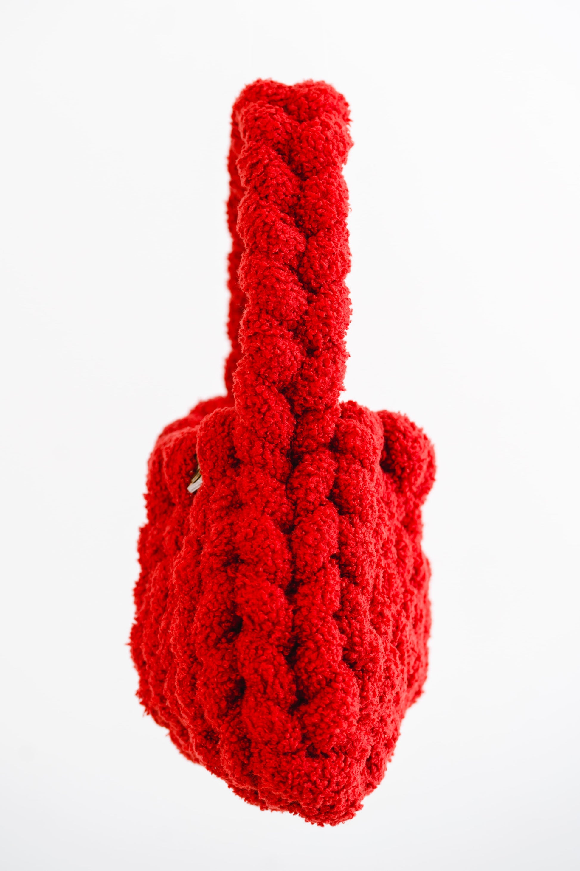 velvet handbag, chunky velvet bag, statement handbag, designer velvet bag, luxury soft bag, handmade velvet bag, unique fashion bag, trendy soft bag, machine washable handbag, elegant evening bag, soft chunky velvet handbag for everyday wear, handmade statement bag with a long handle, luxury machine washable bag for special occasions, unique velvet crossbody bag for women, fashion-forward plush bag with scarf, sponge cake bag, mini sponge cake bag