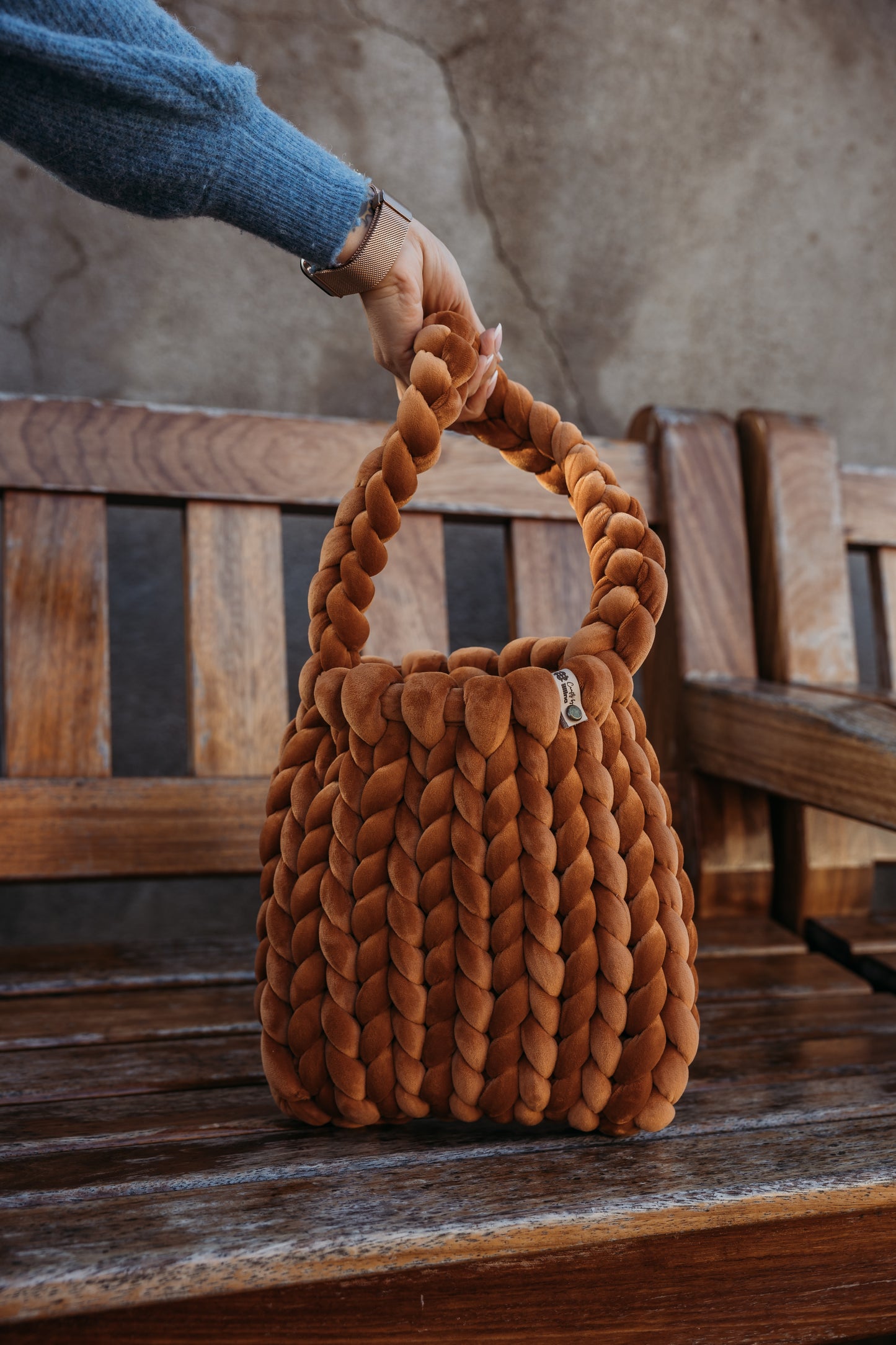 velvet handbag, chunky velvet bag, statement handbag, designer velvet bag, luxury soft bag, handmade velvet bag, unique fashion bag, trendy soft bag, machine washable handbag, elegant evening bag, soft chunky velvet handbag for everyday wear, handmade statement bag with a long handle, luxury machine washable bag for special occasions, unique velvet crossbody bag for women, fashion-forward plush bag with scarf