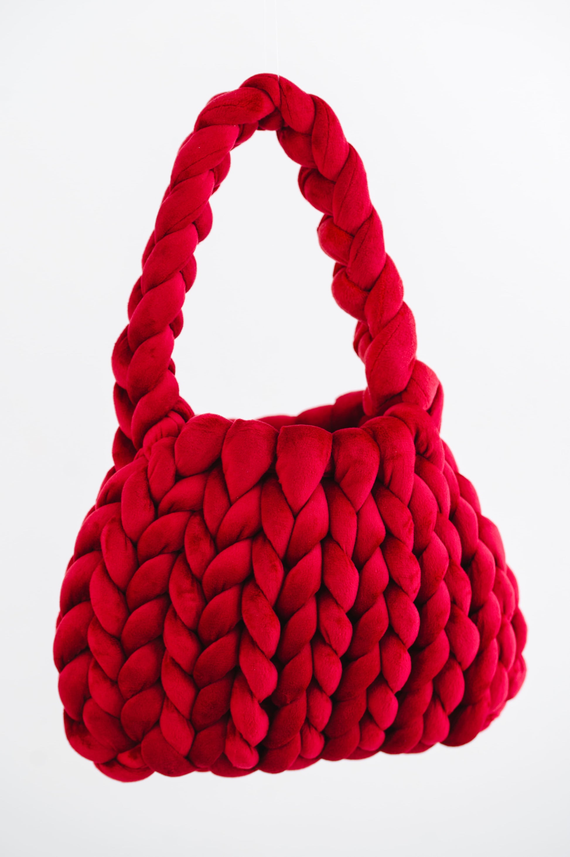 velvet handbag, chunky velvet bag, statement handbag, designer velvet bag, luxury soft bag, handmade velvet bag, unique fashion bag, trendy soft bag, machine washable handbag, elegant evening bag, soft chunky velvet handbag for everyday wear, handmade statement bag with a long handle, luxury machine washable bag for special occasions, unique velvet crossbody bag for women, fashion-forward plush bag with scarf