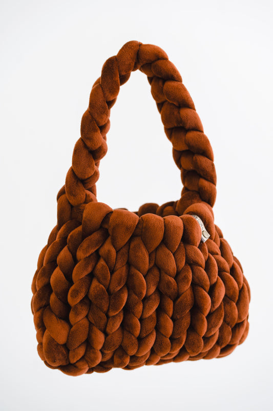 velvet handbag, chunky velvet bag, statement handbag, designer velvet bag, luxury soft bag, handmade velvet bag, unique fashion bag, trendy soft bag, machine washable handbag, elegant evening bag, soft chunky velvet handbag for everyday wear, handmade statement bag with a long handle, luxury machine washable bag for special occasions, unique velvet crossbody bag for women, fashion-forward plush bag with scarf