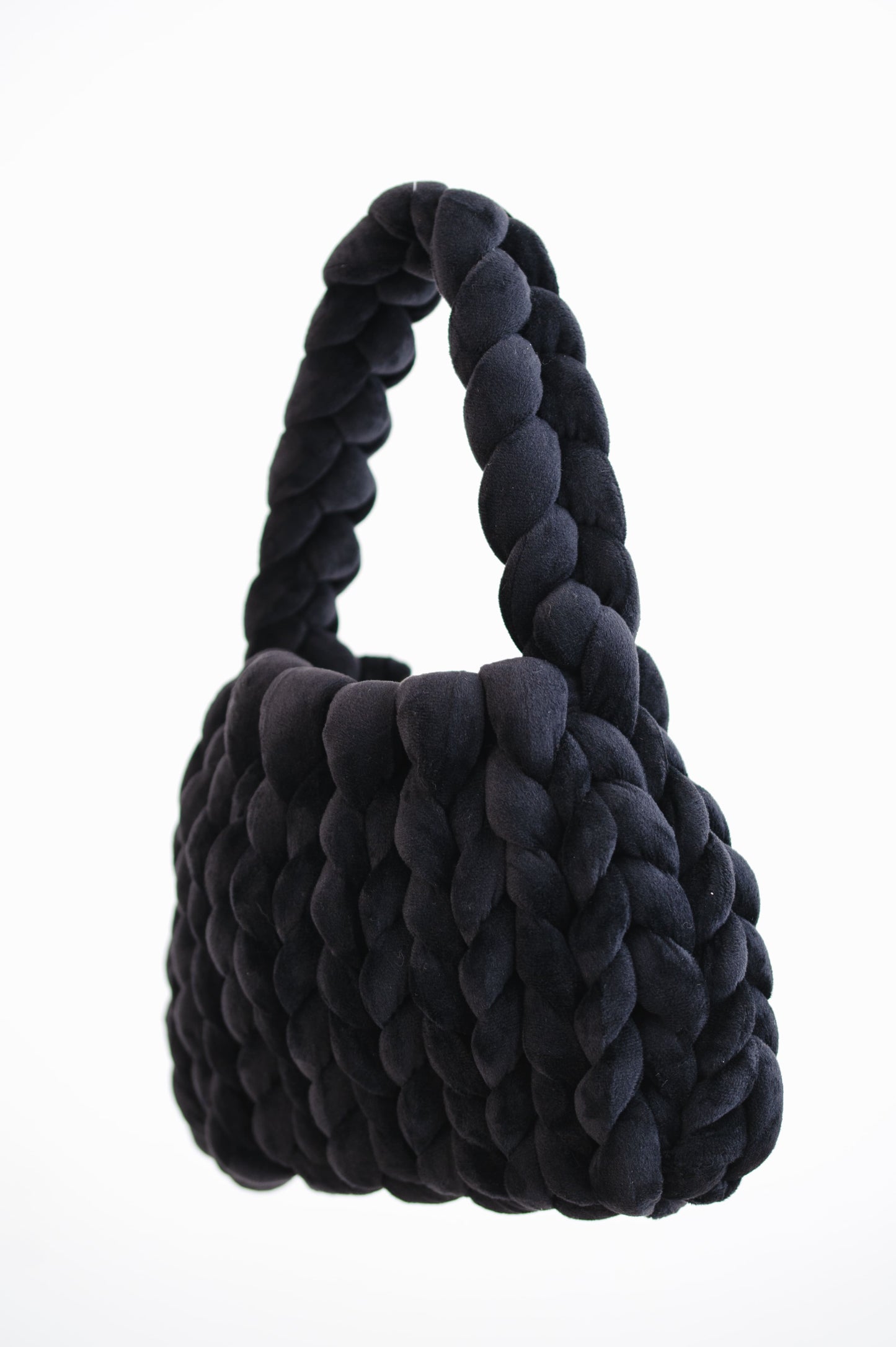 velvet handbag, chunky velvet bag, statement handbag, designer velvet bag, luxury soft bag, handmade velvet bag, unique fashion bag, trendy soft bag, machine washable handbag, elegant evening bag, soft chunky velvet handbag for everyday wear, handmade statement bag with a long handle, luxury machine washable bag for special occasions, unique velvet crossbody bag for women, fashion-forward plush bag with scarf
